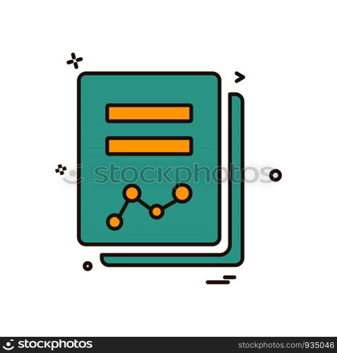 Documents icon design vector
