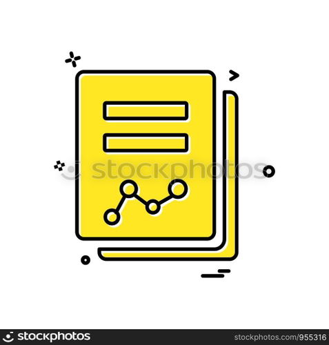 Documents icon design vector