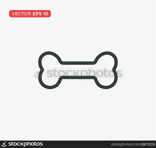 Dog Bone Icon Vector Illustration