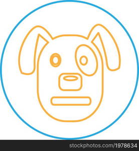 Dog Icon animal sign symbol design