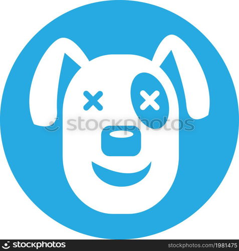 Dog Icon animal sign symbol design