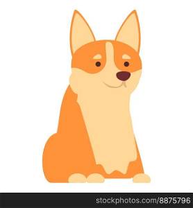 Dog icon cartoon vector. Corgi pet. Canine animal. Dog icon cartoon vector. Corgi pet