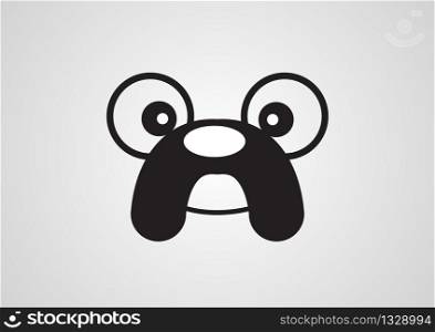 Dog icon . Vector element for your design