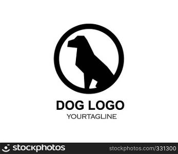 dog logo icon vector template design