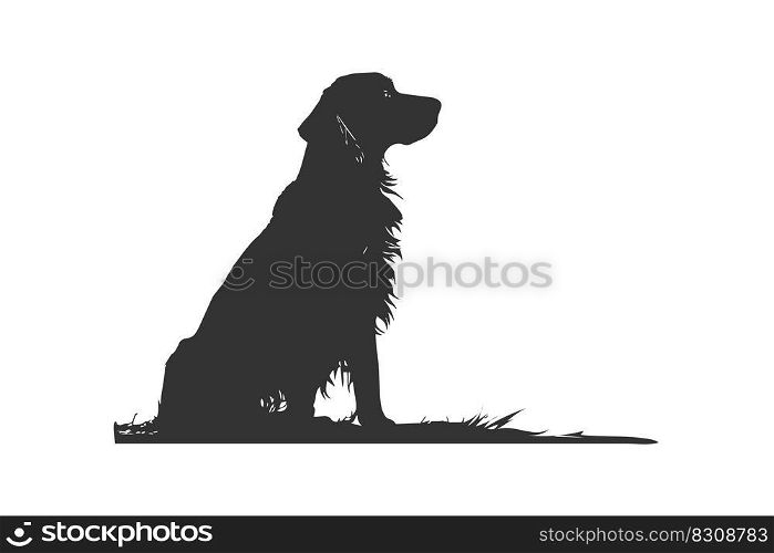 Dog silhouette icon. Vector illustration design.