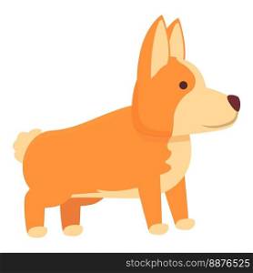 Dog style icon cartoon vector. Cute corgi. Funny pet. Dog style icon cartoon vector. Cute corgi