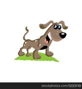 Dog vector illustration. Cartoon pet isolated on white background.