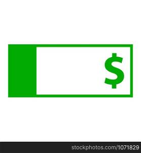 Dollar and banknote