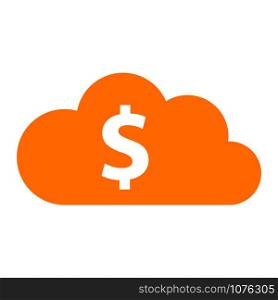 Dollar and cloud
