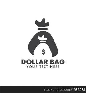 Dollar bag graphic design template vector isolated