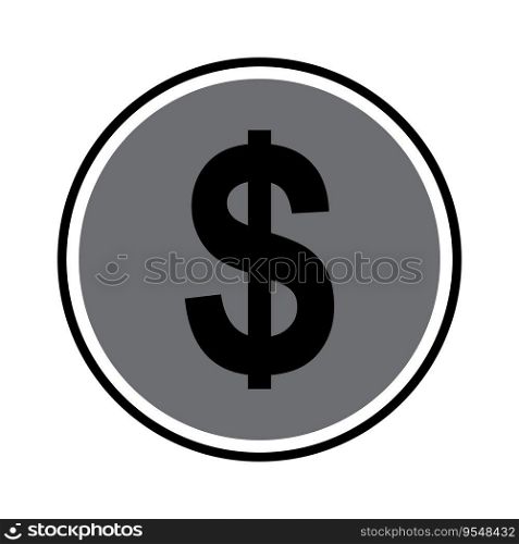 Dollar currency icon vector illustration design
