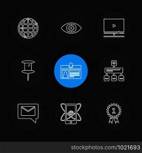 dollar , ecg , search , bugs , technology , communication , money , eye , seo , umbrella , locked , share , computer , network , networking , badge , folder , icon, vector, design, flat, collection, style, creative, icons