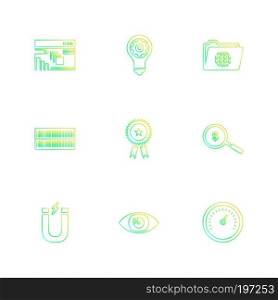 dollar , ecg , search , bugs , technology , communication , money , eye , seo , umbrella , locked , share , computer , network , networking , badge , folder , icon, vector, design,  flat,  collection, style, creative,  icons