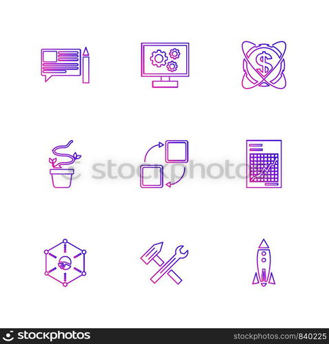 dollar , ecg , search , bugs , technology , communication , money , eye , seo , umbrella , locked , share , computer , network , networking , badge , folder , icon, vector, design, flat, collection, style, creative, icons