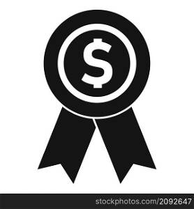 Dollar emblem icon simple vector. Money cash. Dollar single currency. Dollar emblem icon simple vector. Money cash