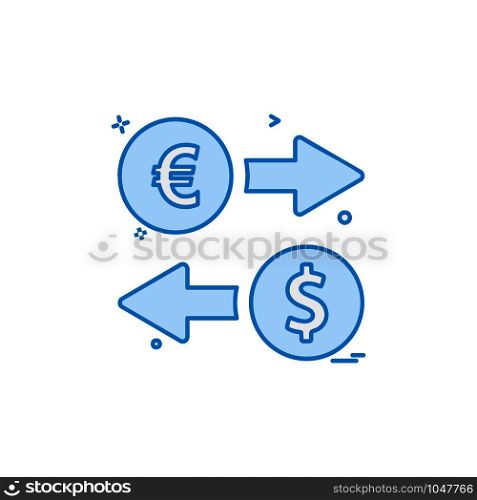 Dollar icon design vector