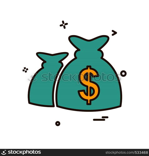 Dollar icon design vector