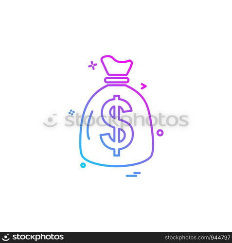 Dollar icon design vector