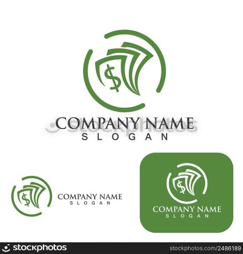 Dollar Logo Money icon Template vector