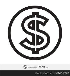 dollar sign icon design money icon