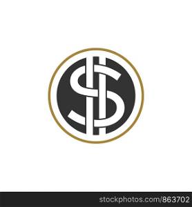 Dollar Sign Logo Template Illustration Design. Vector EPS 10.