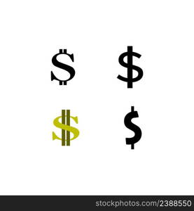 dollar symbol logo vector illustration good image design