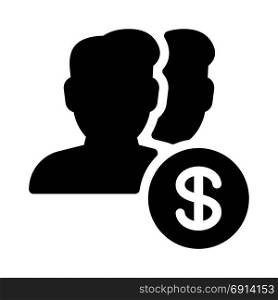 Dollar Users, icon on isolated background