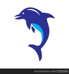 Dolphin logo images illustration design
