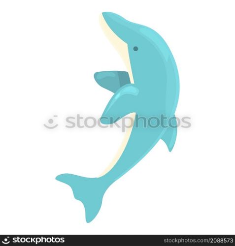 Dolphin mammal icon cartoon vector. Sea animal. Marine whale. Dolphin mammal icon cartoon vector. Sea animal