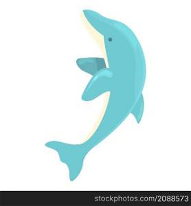 Dolphin mammal icon cartoon vector. Sea animal. Marine whale. Dolphin mammal icon cartoon vector. Sea animal