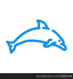 dolphin water mammal animal color icon vector. dolphin water mammal animal sign. isolated symbol illustration. dolphin water mammal animal color icon vector illustration