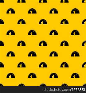 Dome tent pattern seamless vector repeat geometric yellow for any design. Dome tent pattern vector