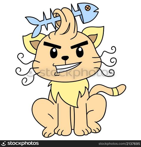 domestic cat cartoon character