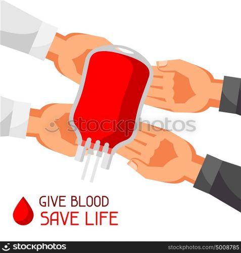 Donate blood save life. Medical and healthcare concept. Donate blood save life. Medical and healthcare concept.