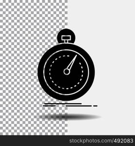 Done, fast, optimization, speed, sport Glyph Icon on Transparent Background. Black Icon. Vector EPS10 Abstract Template background