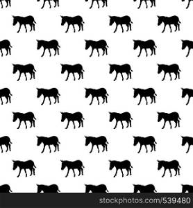Donkey pattern seamless black for any design. Donkey pattern seamless