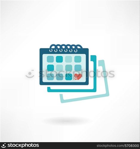 donor Day icon. Flat modern style vector design