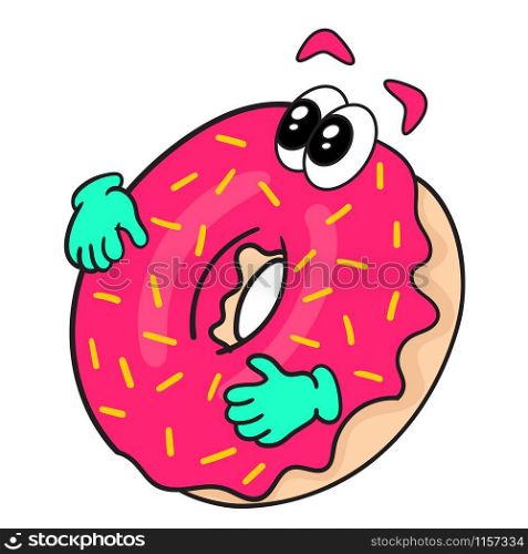 donut cartoon character