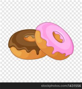Donut icon. Cartoon illustration of donut vector icon for web design. Donut icon, cartoon style