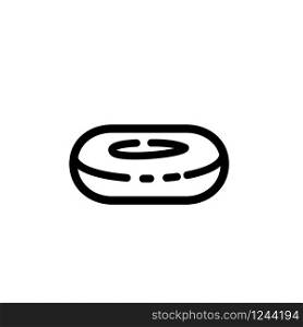 Donut icon design vector template