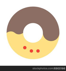 donut, icon on isolated background