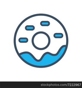 donut icon vector design