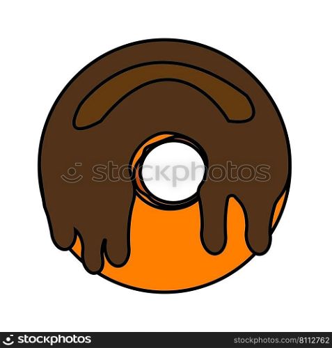 donut logo stock illustration design