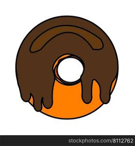 donut logo stock illustration design