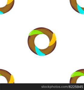 Donut Seamless Background Texture Pattern. Donut seamless background texture pattern. Cute donuts with glazing. Seamless pattern. Delicious donut glazed. Donut pattern. Vector donuts pattern. Chocolate donuts. Isolated donuts seamless pattern