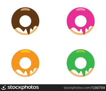 Donut vector icon illustration design