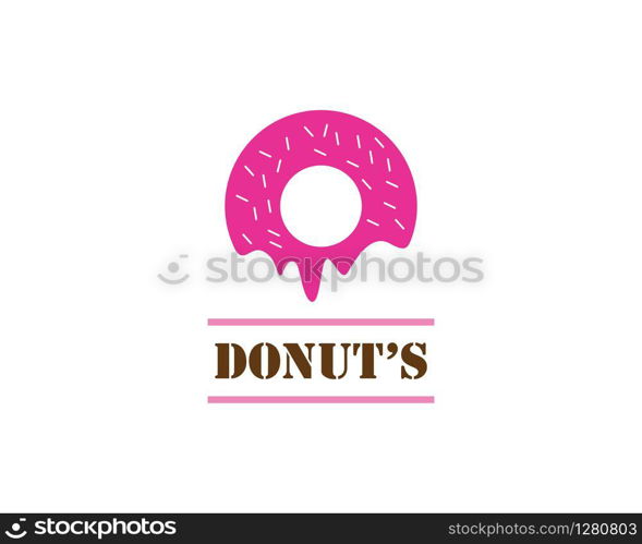 Donut vector icon illustration design