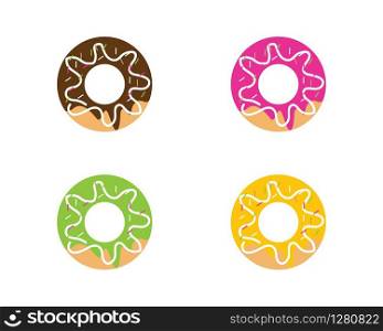 Donut vector icon illustration design