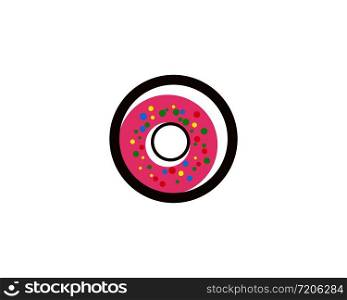 Donuts logo vector template