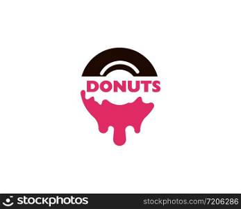 Donuts logo vector template